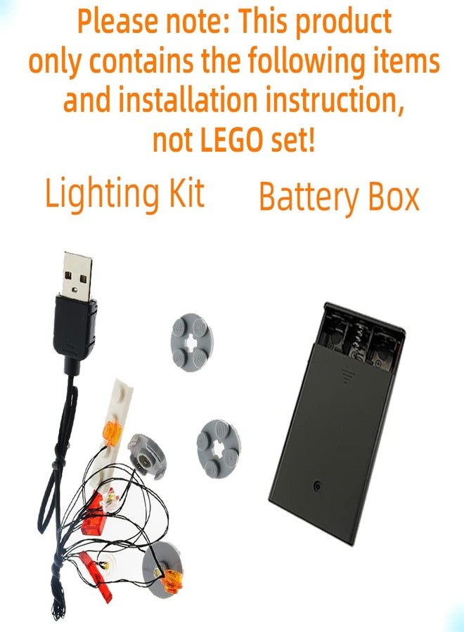 GEAMENT LED Light Kit for Creator Expert Fiat 500 (10271) - Compatible with Lego 77942 Building Blocks Model (Model Set Not Included) - Image 3